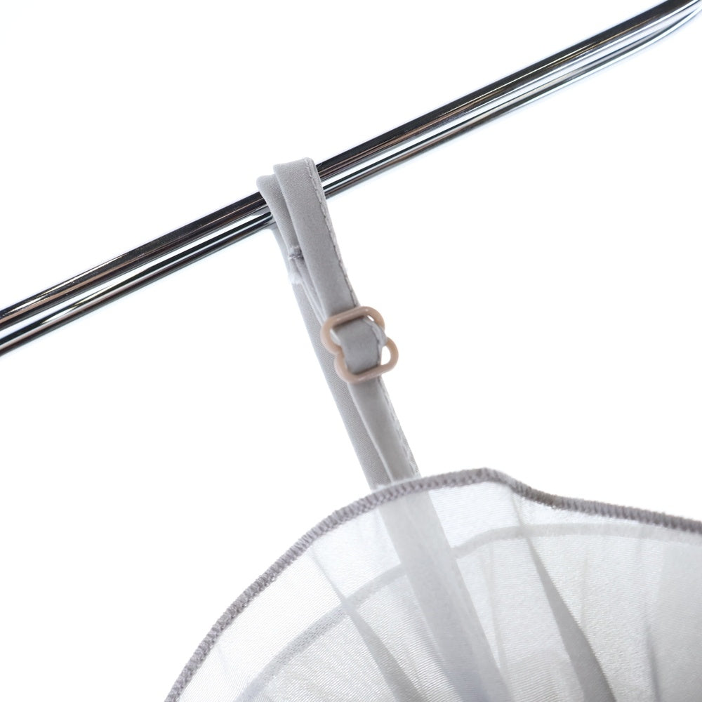 NO BRAND(ノーブランド) MERCURYDUO マーキュリーデュオ チュールフリルトップス グレー レディース 002430400601