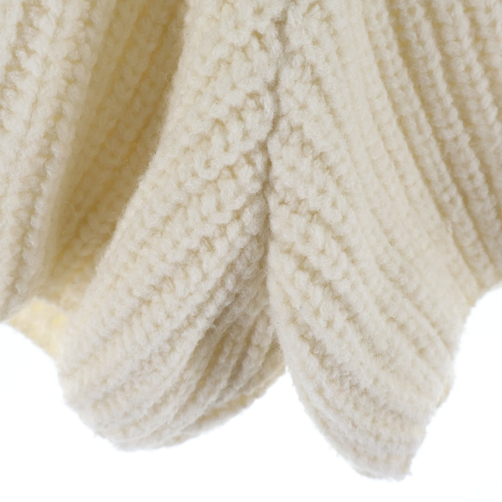 NO BRAND(ノーブランド) M me eme エムミーエメ KNIT SHORT ケーブル編みニット ショーツ ハーフパンツ アイボリー レディース 10260