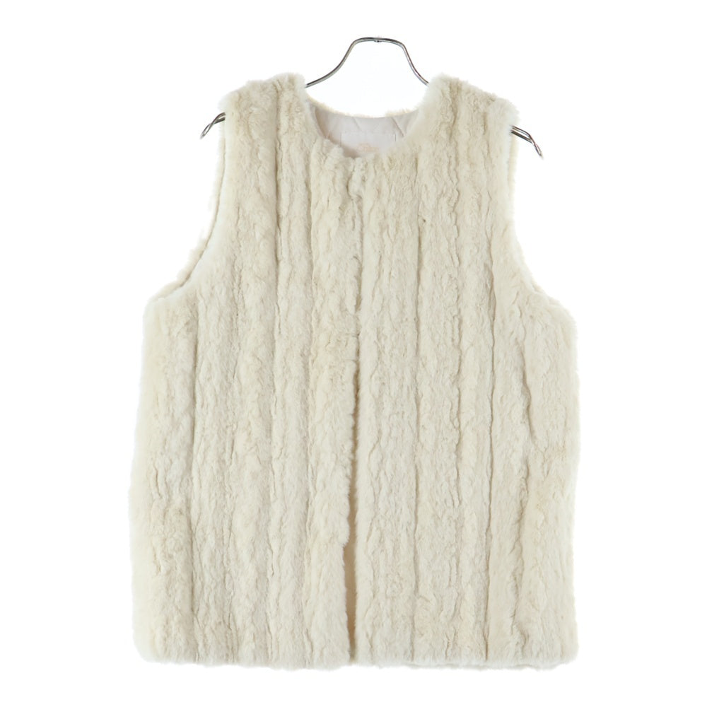 Chico(チコ) エコファー ライナーキルティング ベスト ホワイト レディース CHZ1022107A0004