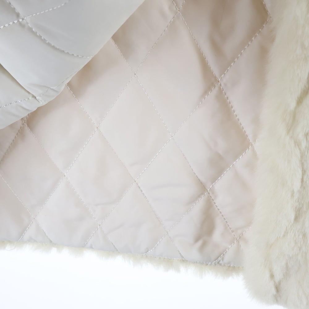 Chico(チコ) エコファー ライナーキルティング ベスト ホワイト レディース CHZ1022107A0004