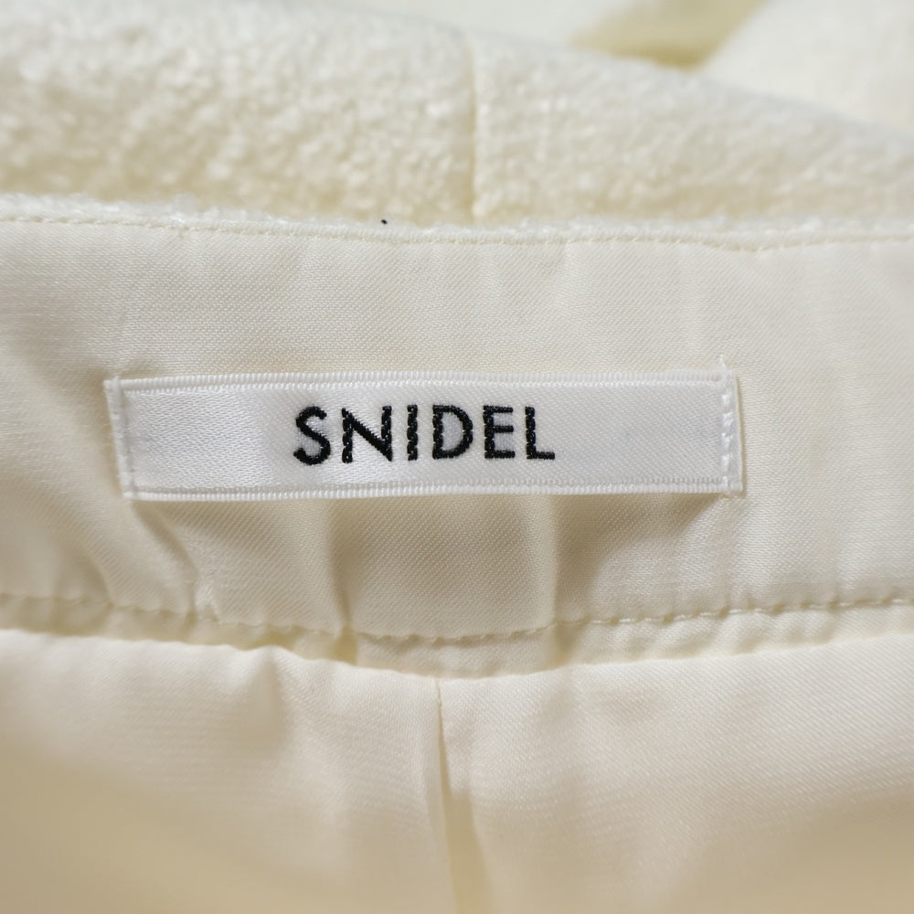snidel(スナイデル) ツイードキュロットパンツ ホワイト レディース SWFP235125