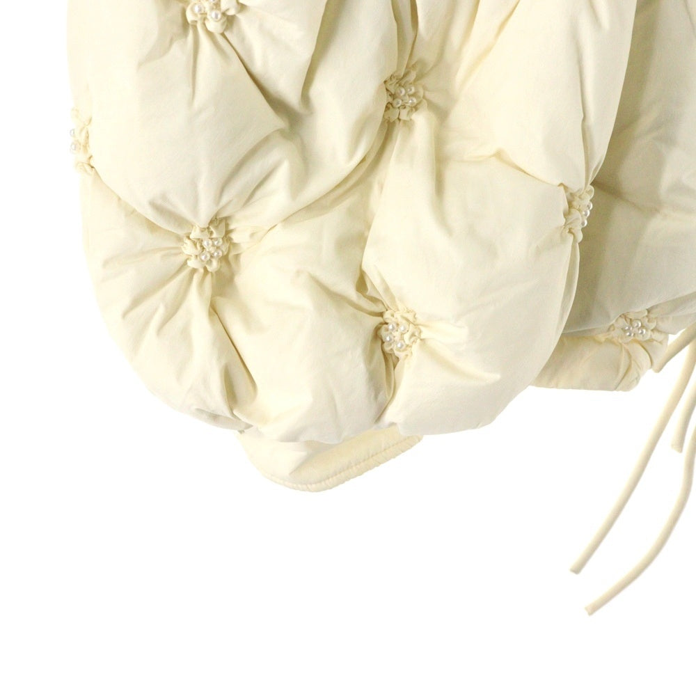 KUOSE(クオセ) PUFFER JACKET シャーリングデザイン フーデッド パフ  