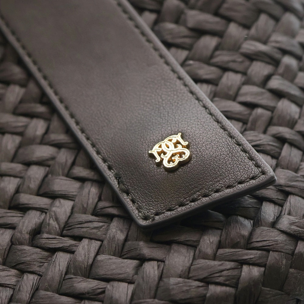 snidel(スナイデル) 24SS ブレードチュール バスケットバッグ レディース ブラック SWGB242602