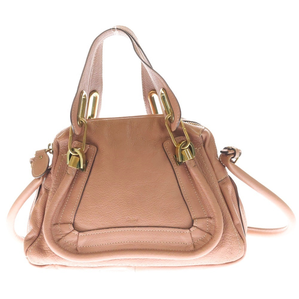 Chloe(クロエ) パラティ スモール レザー ハンド ショルダーバッグ ピンク レディース