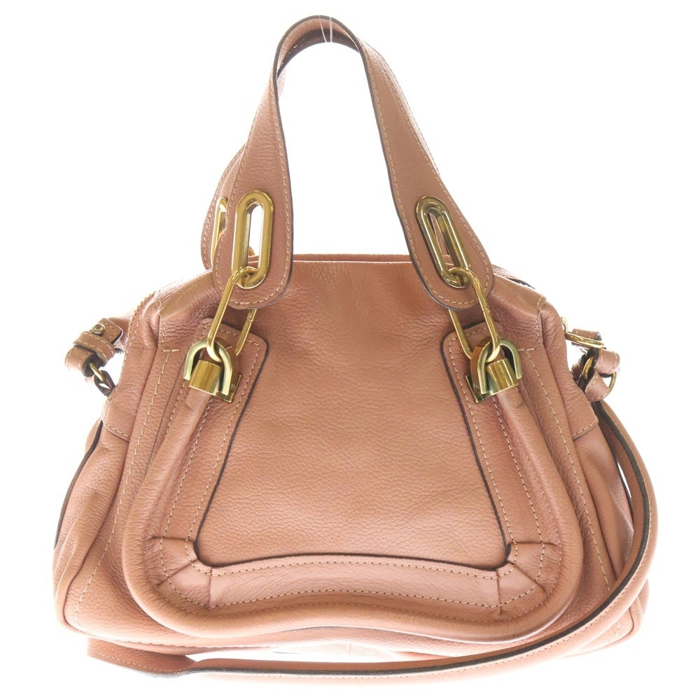 Chloe(クロエ) パラティ スモール レザー ハンド ショルダーバッグ ピンク レディース