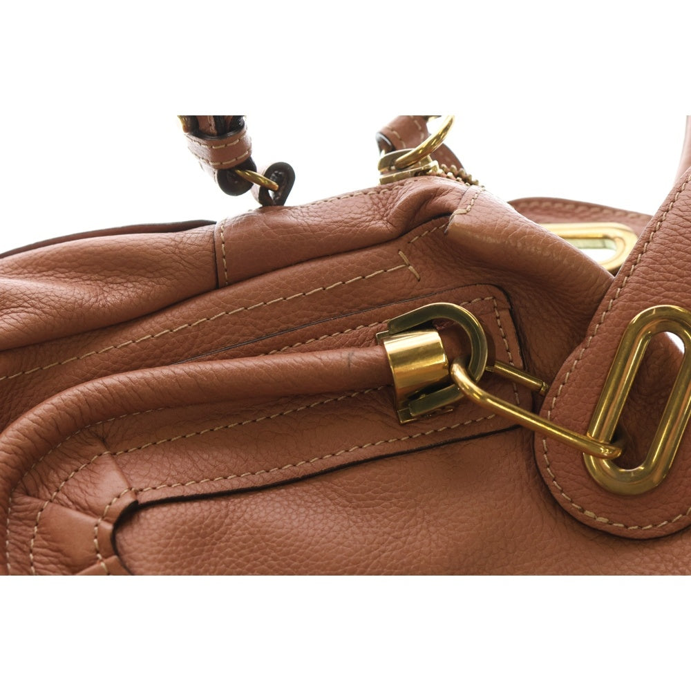 Chloe(クロエ) パラティ スモール レザー ハンド ショルダーバッグ ピンク レディース