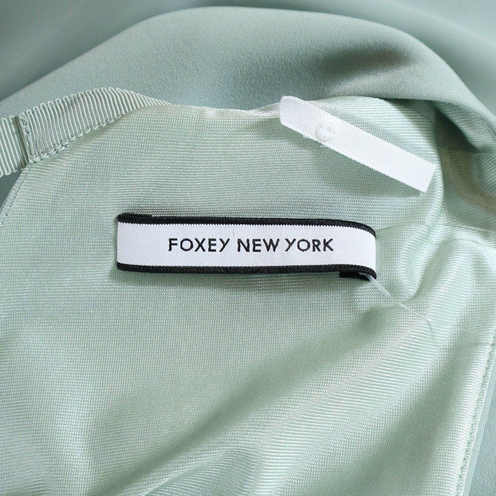 FOXEY(フォクシー) イザベルラッフルタンク ノースリーブブラウス カットソー レディース グリーン 38637-NSTFN120PR