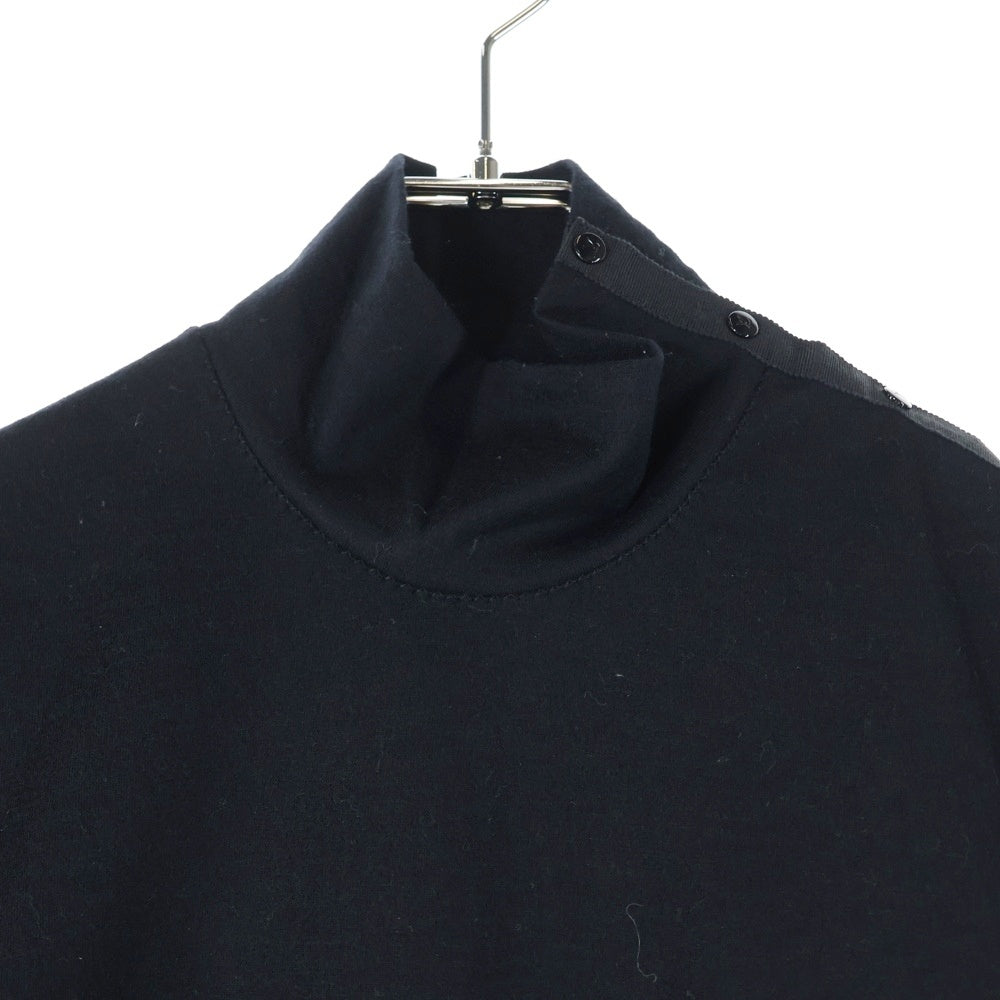 LOUIS VUITTON(ルイヴィトン) ショルダースナップ ハイネック長袖Tシャツ カットソー レディース ブラック