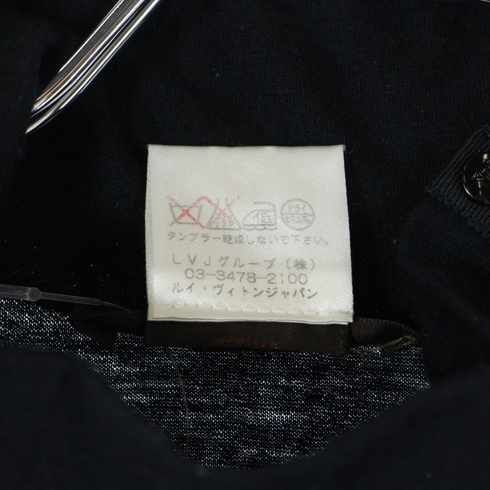 LOUIS VUITTON(ルイヴィトン) ショルダースナップ ハイネック長袖Tシャツ カットソー レディース ブラック