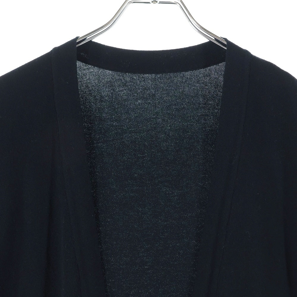 FOXEY(フォクシー) レーヨン混 ロングニットカーディガン レディース ブラック 33105-NAJFE155D-2