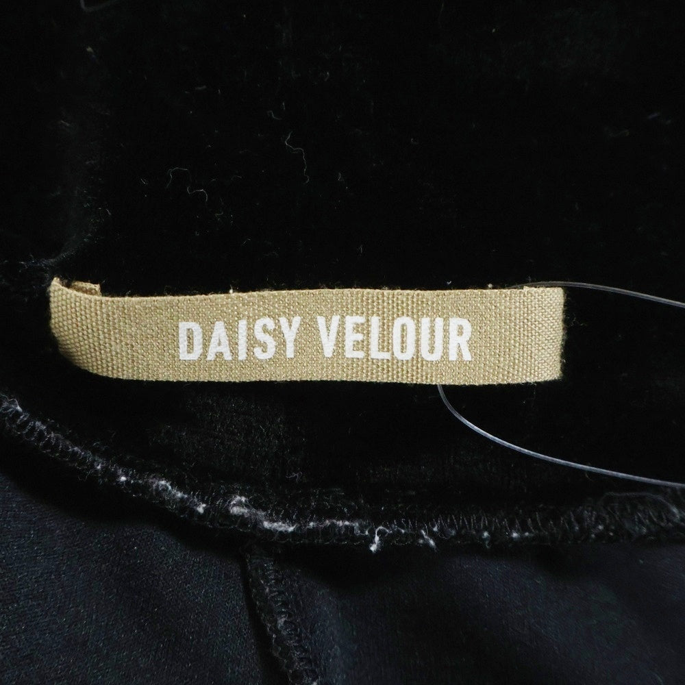 DAISY VELOUR(デイシーベロア) ベロア イージーワイドパンツ レディース ブラック 06004-DLPFN04L