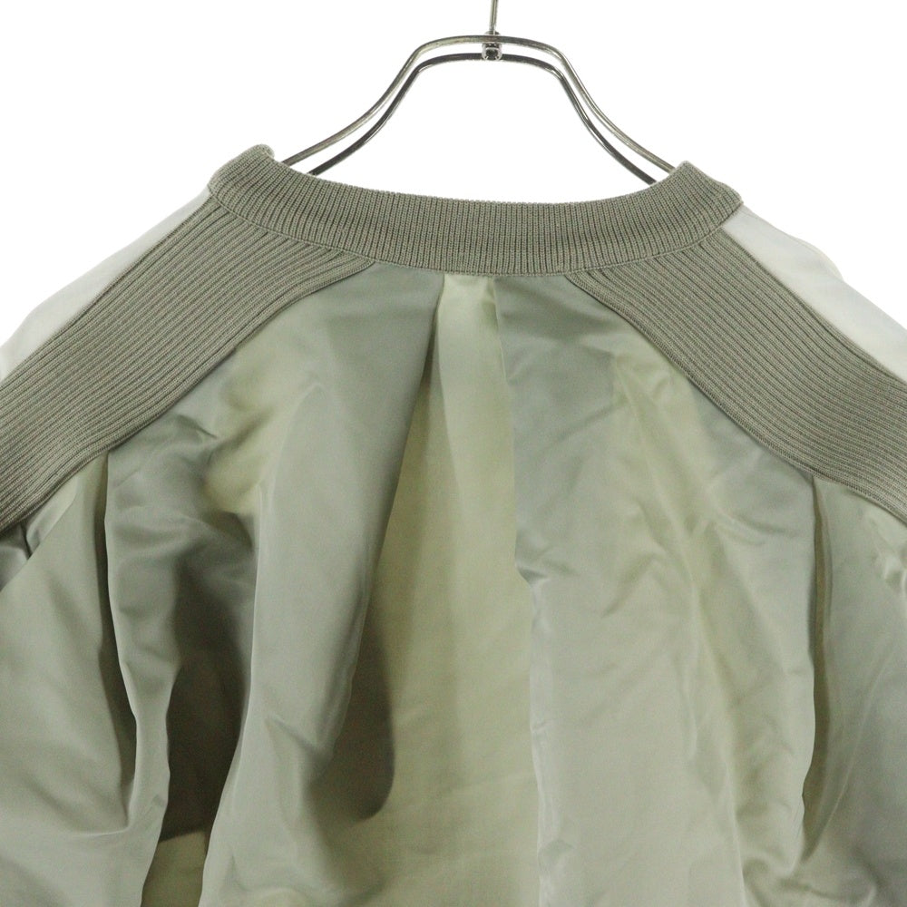 Sacai(サカイ) 23SS Suiting X Nylon Twill Pullover ナイロン ツイル プルオーバー スウェットトレーナー カーキ レディース 23-06620