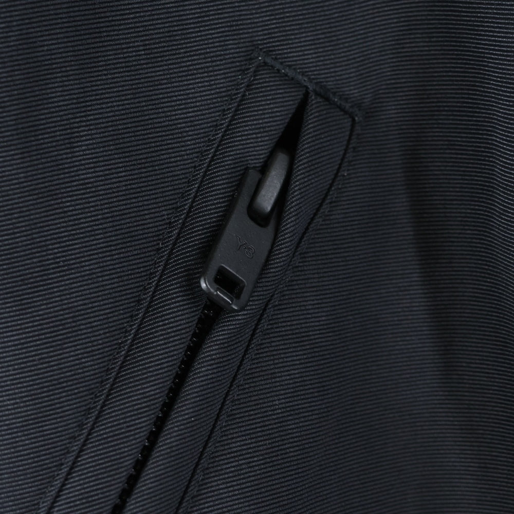 Y-3(ワイスリー) TEAM JACKET BLACK チームジャケット ロゴデザイン ナイロンブルゾン ブラック IQ2142