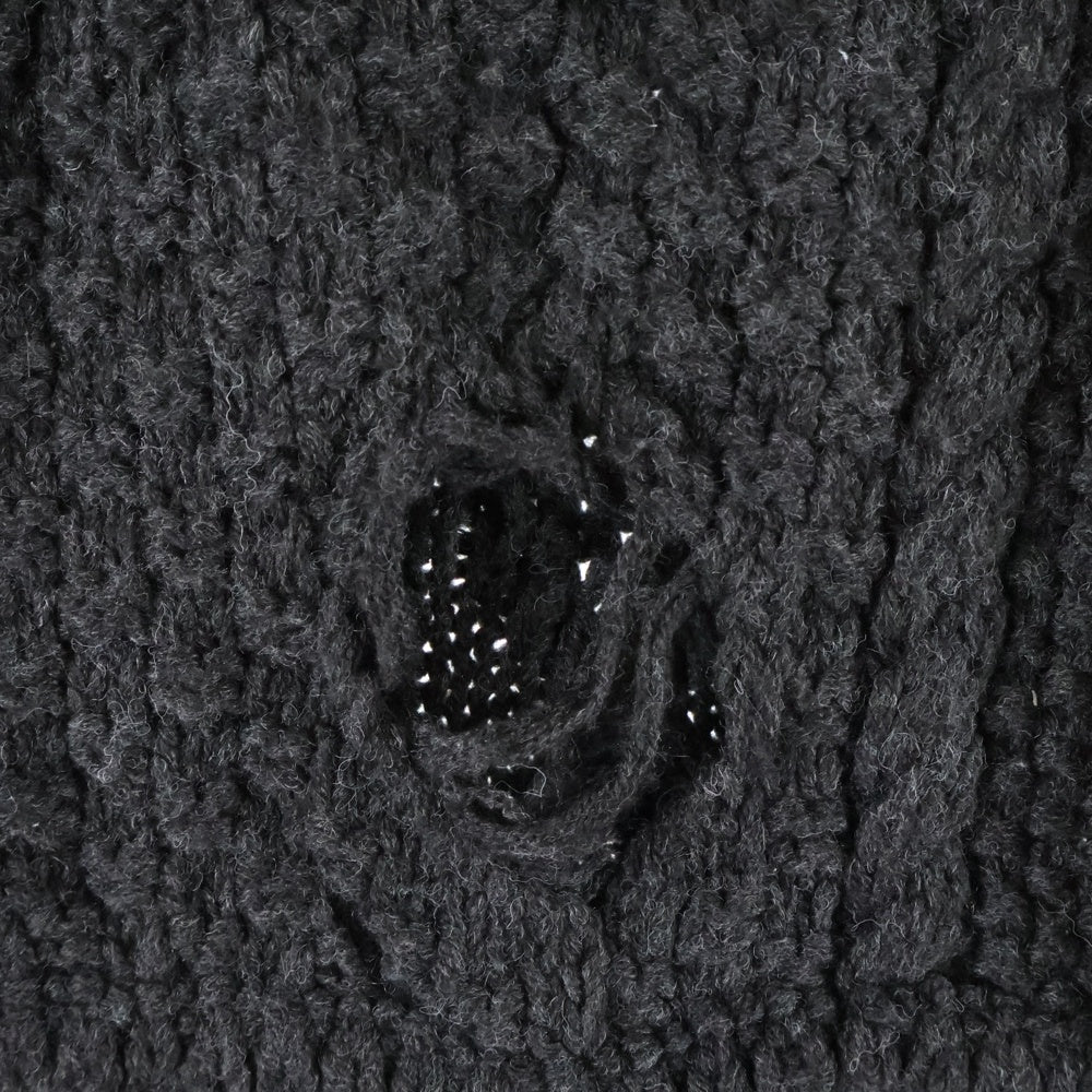 NEIGHBORHOOD(ネイバーフッド) 23AW PATCHWORK SAVAGE SWEATER パッチワーク サベージ ニット セーター グレー 232FUNH‐KNM01