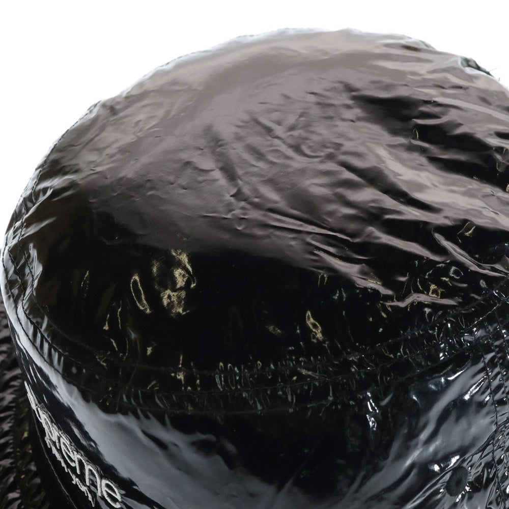 SUPREME(シュプリーム) 19AW Shiny Nylon Crusher シャイニー ナイロン クラッシャー バケットハット ブラック