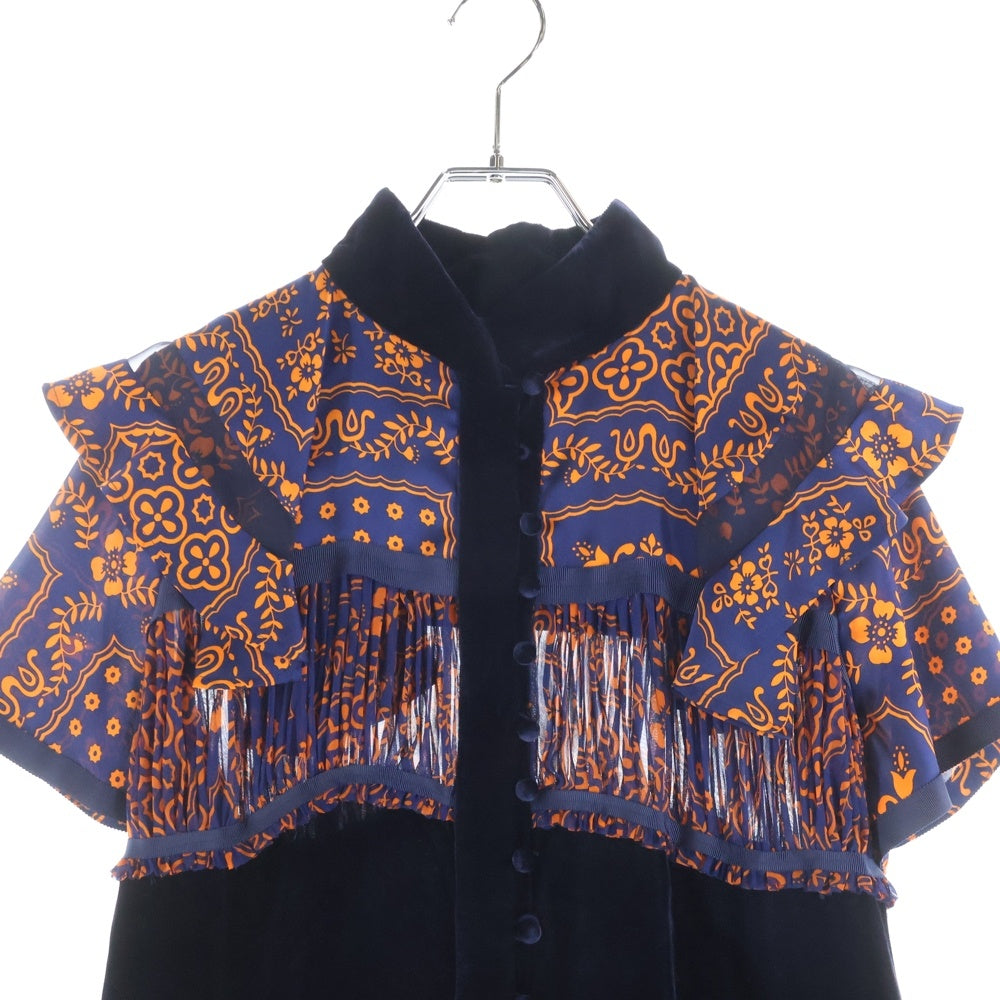 Sacai(サカイ) 18AW ペイズリー 切替 ワンピース ドレス レディース