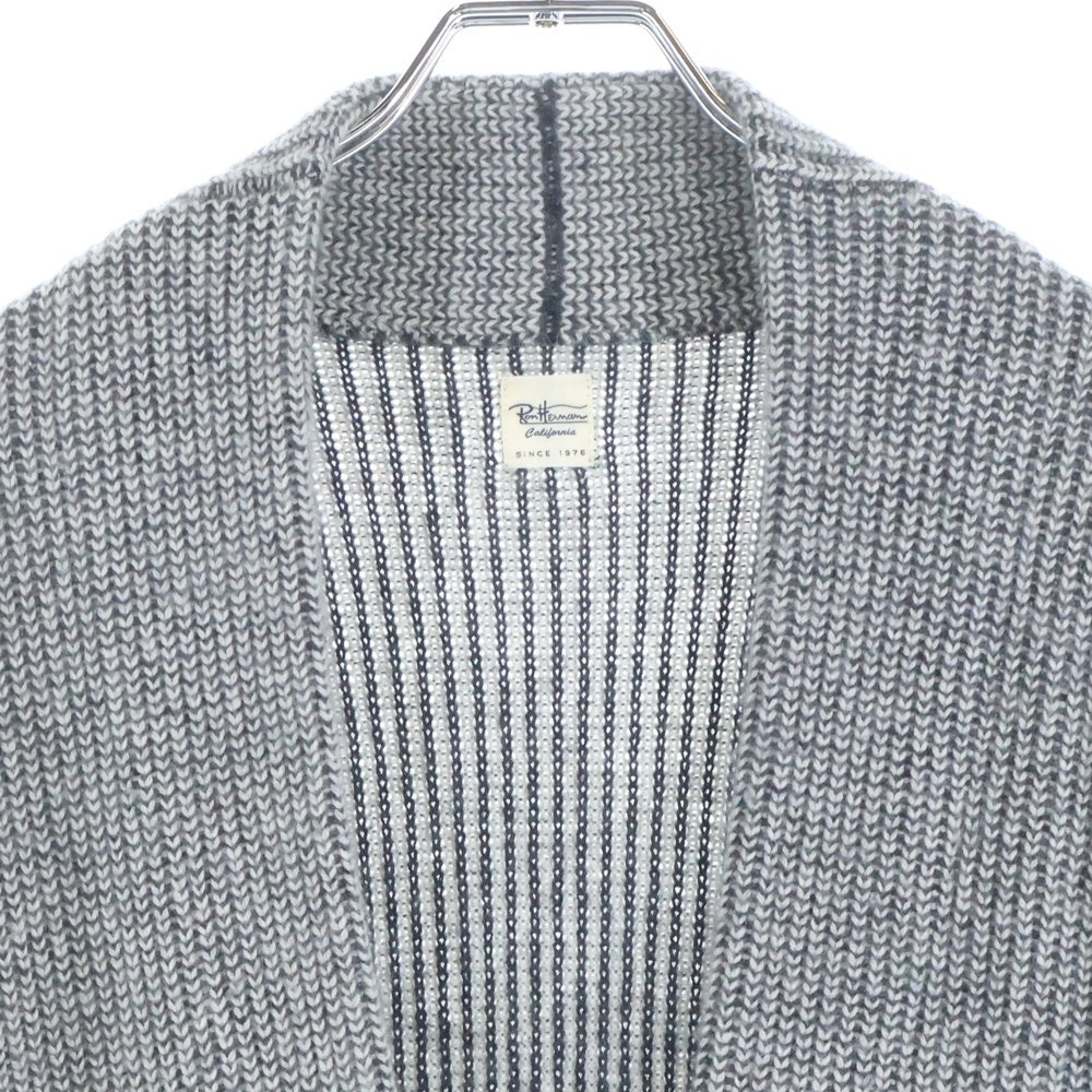 RON HERMAN(ロンハーマン) カシミヤ ボタンレス ニット カーディガン グレー 3020800023