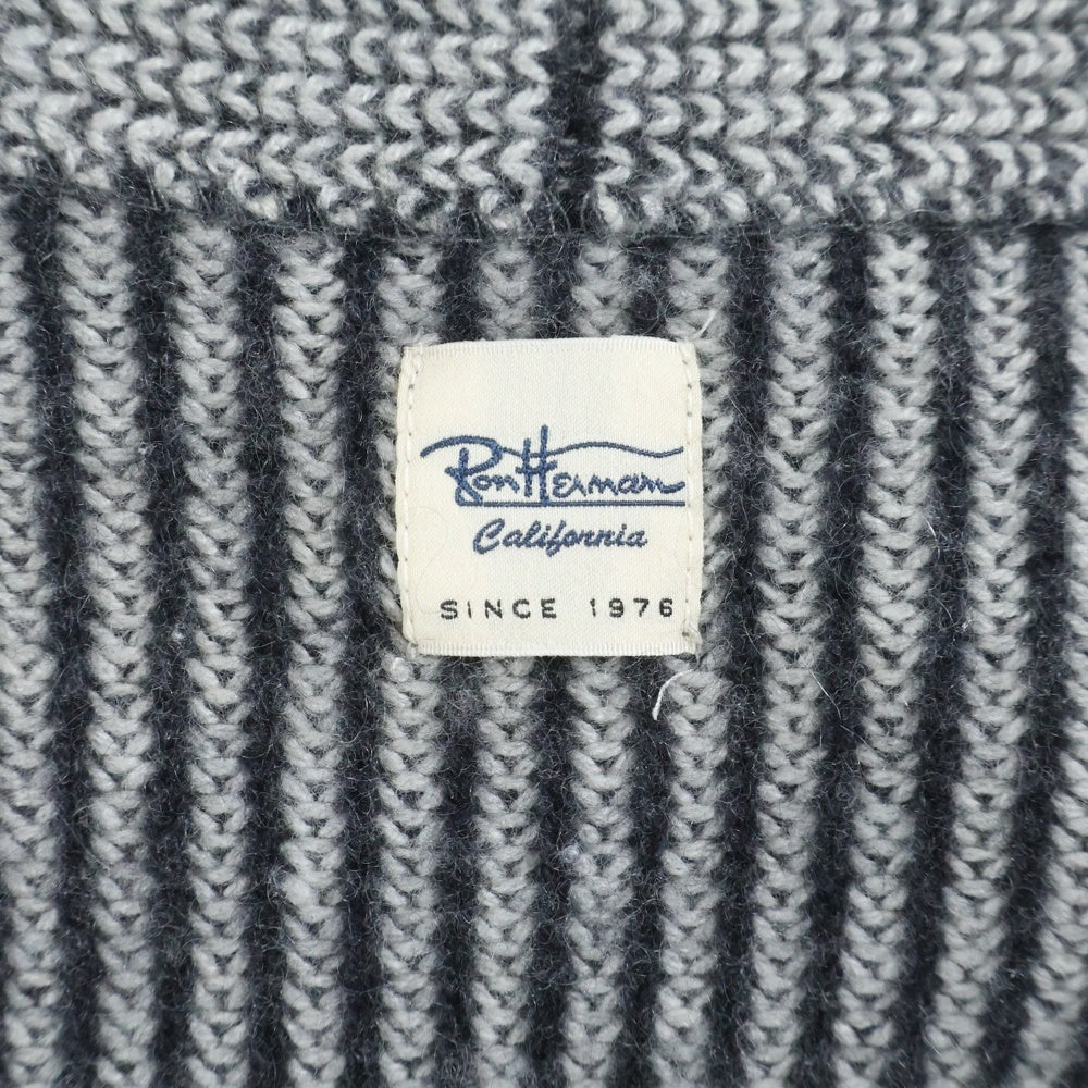RON HERMAN(ロンハーマン) カシミヤ ボタンレス ニット カーディガン グレー 3020800023