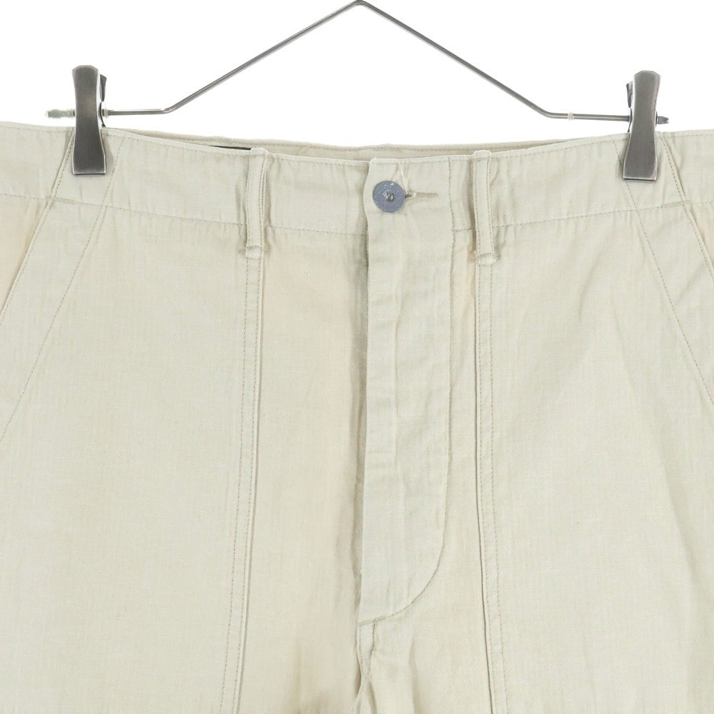 RRL(ダブルアールエル) 23SS × Ron Herman Cotton Linen Pants ロンハーマン コットン リネン パンツ ジャケット アイボリー