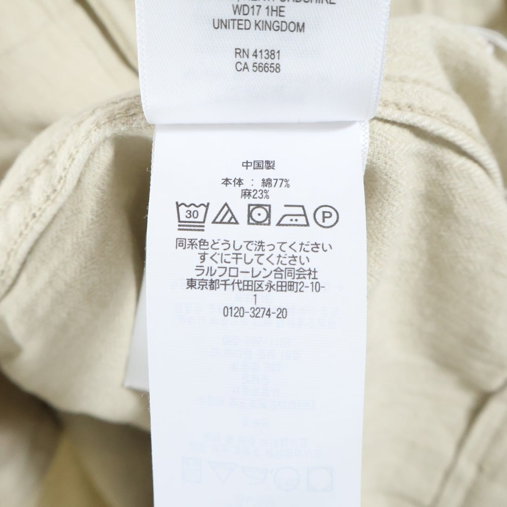 RRL(ダブルアールエル) 23SS × Ron Herman Cotton Linen Pants ロンハーマン コットン リネン パンツ ジャケット アイボリー