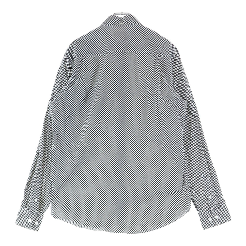 SUPREME(シュプリーム) ギンガムチェック ボタンダウン 長袖シャツ ブラック/ホワイト
