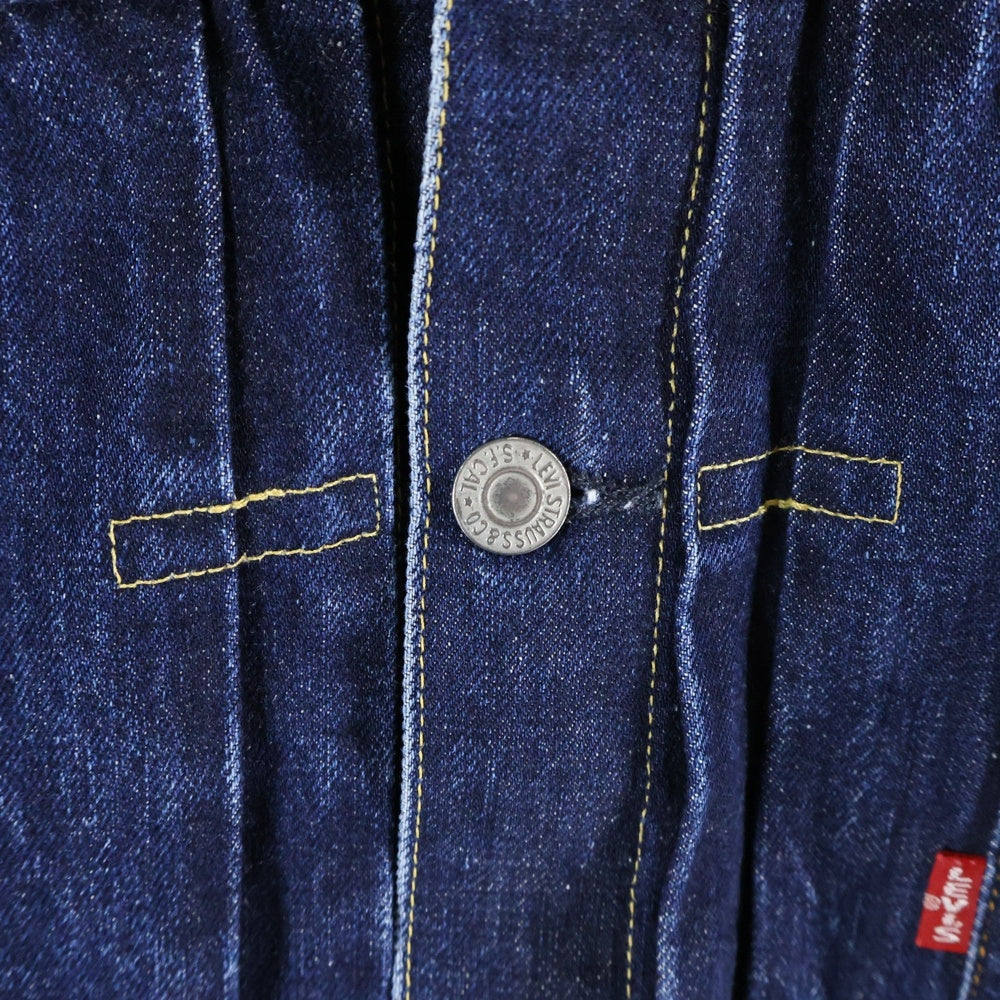Levi's(リーバイス) 90S VINTAGE 506XX 1st ヴィンテージ ビッグE ボタン裏555 バレンシア工場 シンチバック デニム トラッカージャケット インディゴ 70501-0003