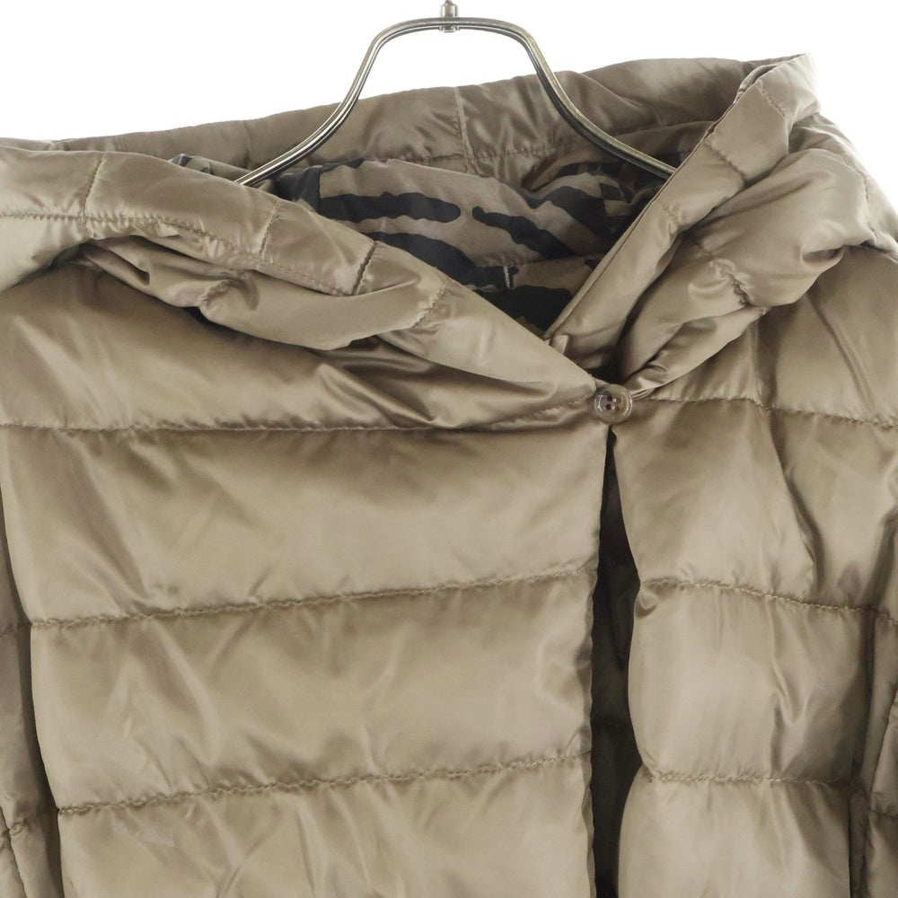 S MAX MARA(エス マックスマーラ) ゼブラ リバーシブル ダウンコート ジャケット ベージュ 94861946 レディース