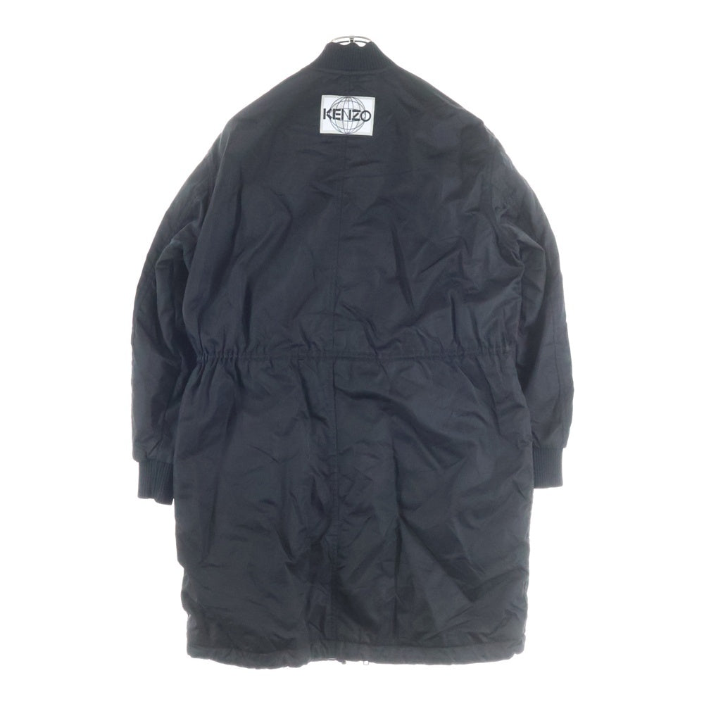 KENZO(ケンゾー) ロングフライト ジップアップ ナイロンジャケット ブラック F762MA1855AG レディース