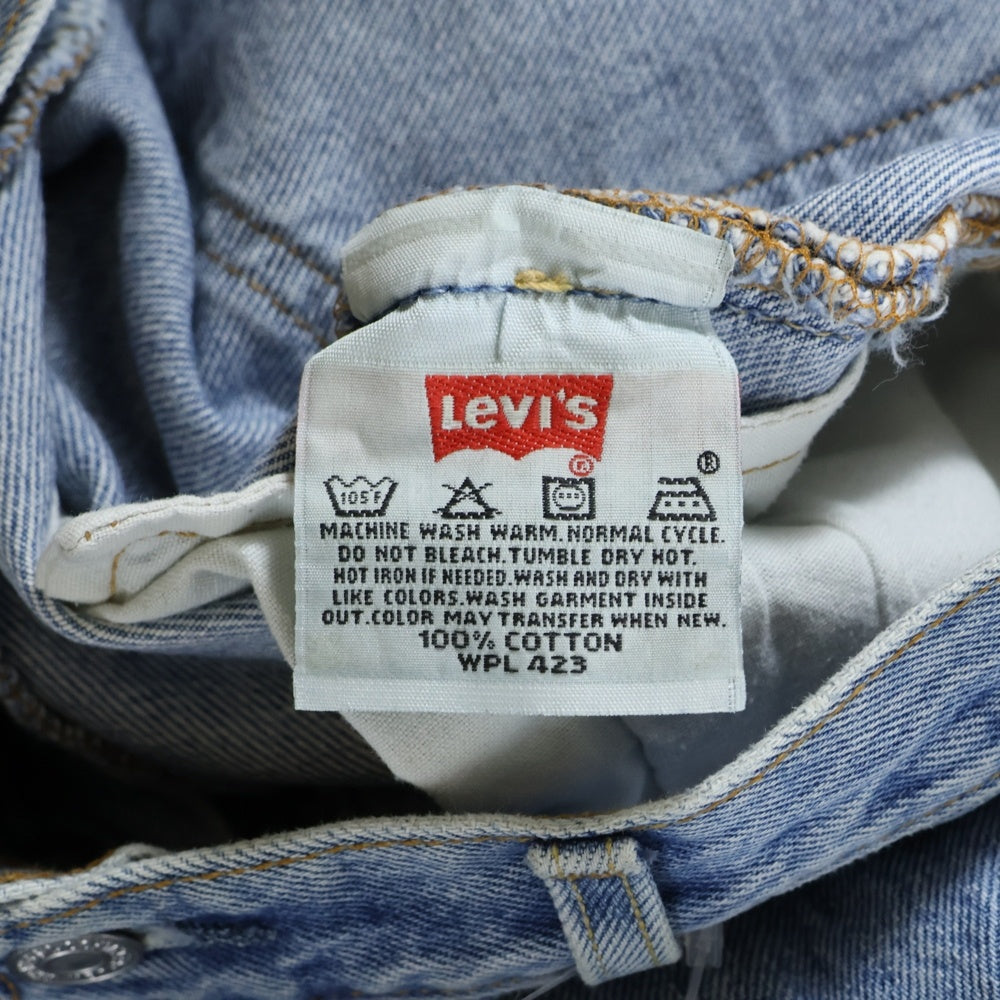 Levi's(リーバイス) 90S VINTAGE 501 ヴィンテージ 両面スモールe ボタン裏977 ボタンフライ ストレートデニムパンツ ジーンズ インディゴ 501-0134
