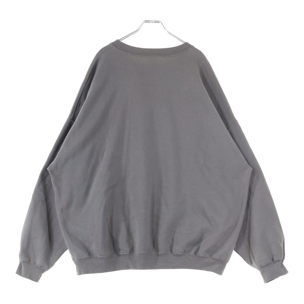 NO BRAND(ノーブランド) TITANS タイタンズ フロントプリント クルーネックスウェットトレーナー グレー