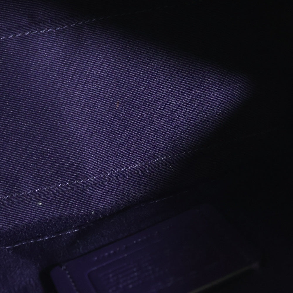 COACH(コーチ) ラウンド ロゴプレート ミニショルダーバック パープル F76673 レディース