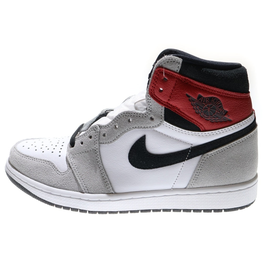 NIKE(ナイキ) AIR JORDAN 1 HIGH OG WHITE/BLACK/LIGHT SMOKE GREY エアジョーダン1 ホワイト/ブラック/ライトスモークグレー ハイカットスニーカー US9/27cm 555088-126