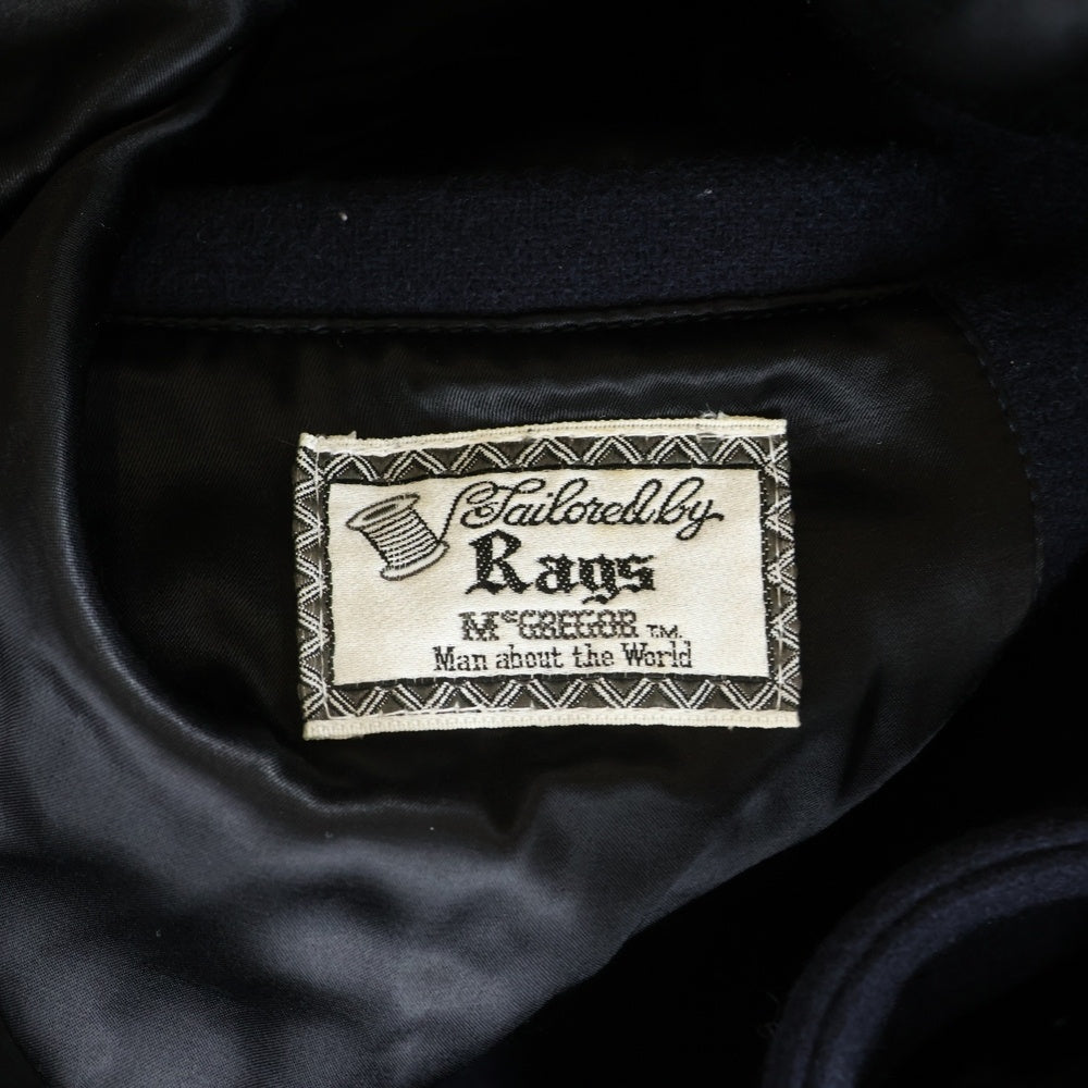 Rags McGREGOR(ラグスマックレガー) ウールピーコート 10ボタン ネイビー 211126602
