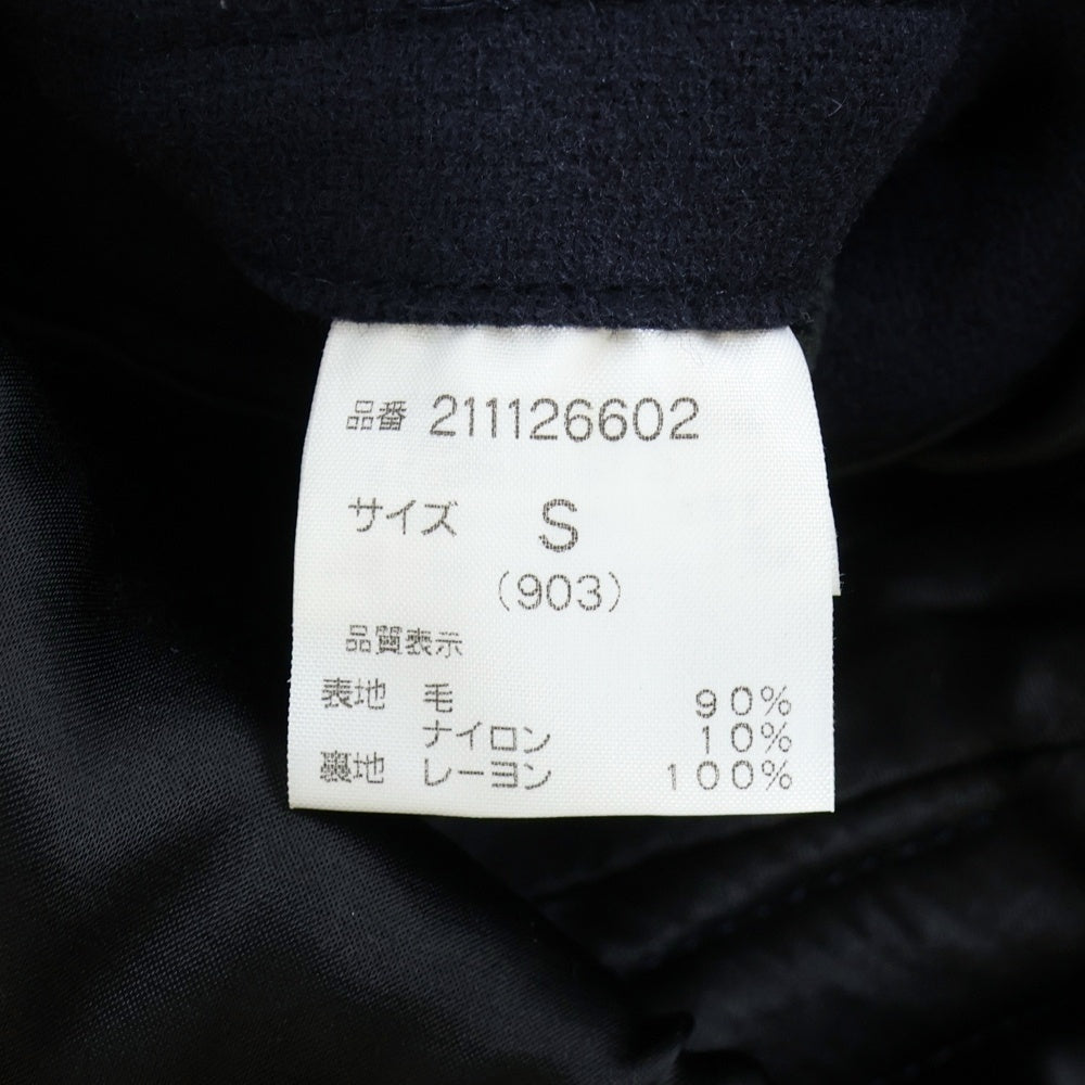 Rags McGREGOR(ラグスマックレガー) ウールピーコート 10ボタン ネイビー 211126602