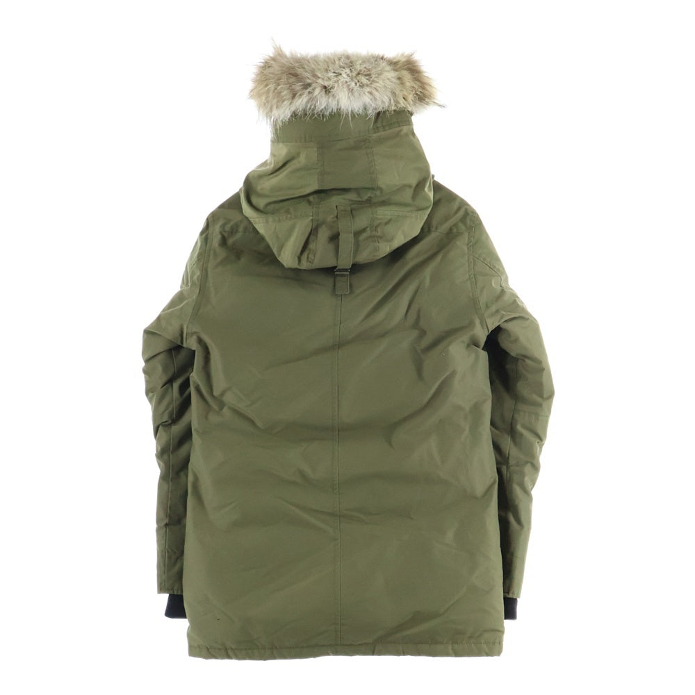 CANADA GOOSE(カナダグース) KINGSTON キングストン ブラックラベル ファーフーデットダウンジャケット カーキ 3455JMB R