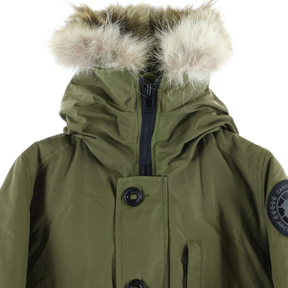 CANADA GOOSE(カナダグース) KINGSTON キングストン ブラックラベル ファーフーデットダウンジャケット カーキ 3455JMB R