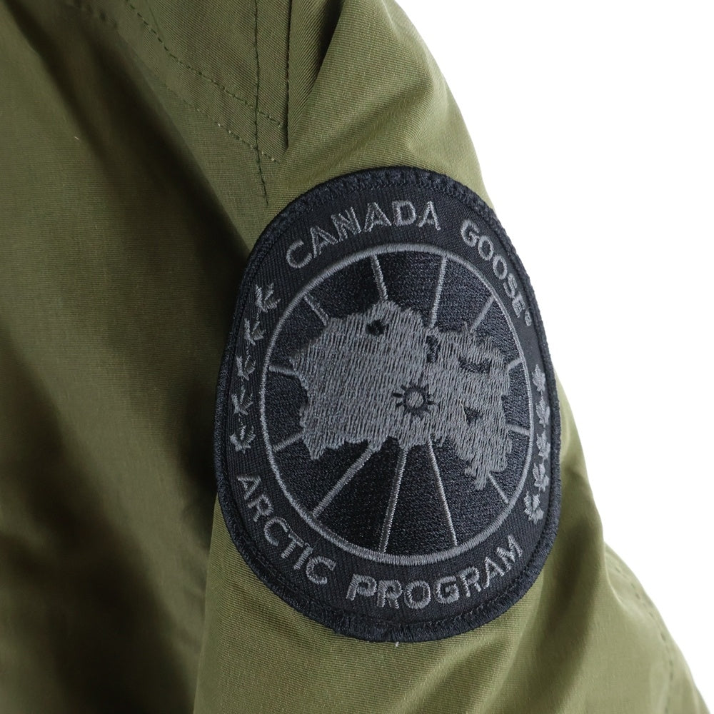 CANADA GOOSE(カナダグース) KINGSTON キングストン ブラックラベル ファーフーデットダウンジャケット カーキ 3455JMB R