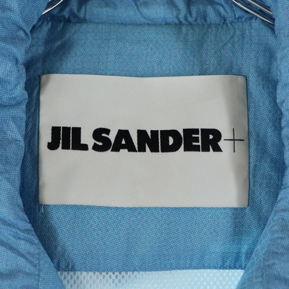 JIL SANDER +(ジルサンダープラス) 23SS 総柄 ナイロンフーデッドジャケット マルチカラー J47BN0115 J70106