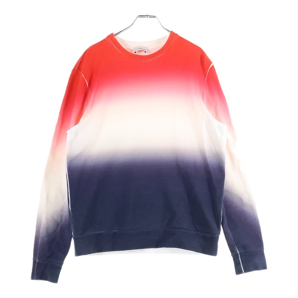 MONCLER(モンクレール) 18SS MAGLIA GIROCOLLO グラデーション クルーネック スウェットトレーナー マルチカラー D10918033850