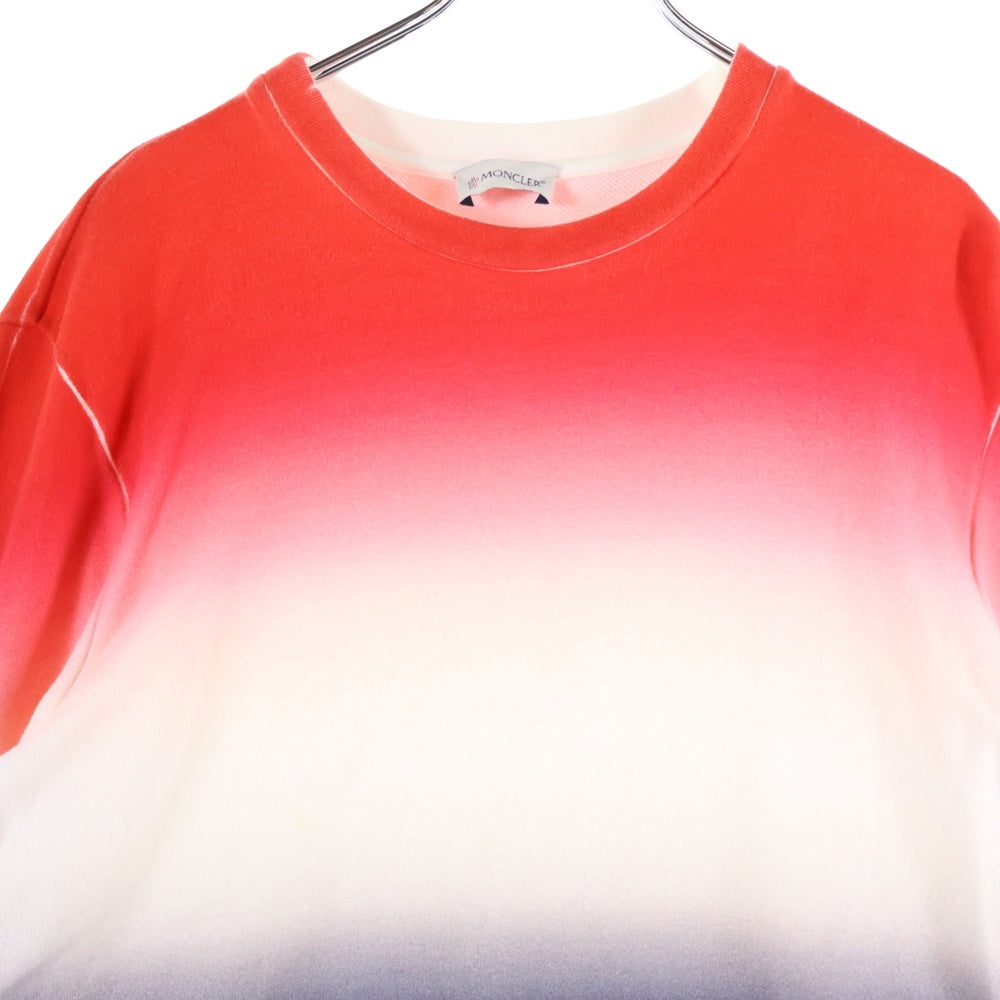 MONCLER(モンクレール) 18SS MAGLIA GIROCOLLO グラデーション クルーネック スウェットトレーナー マルチカラー D10918033850