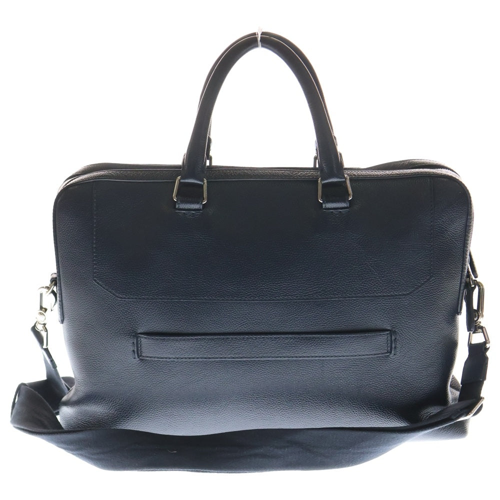 dunhill(ダンヒル) BELGRAVE ベルグレイヴ シングル ドキュメントケース 2WAY レザー ビジネスバッグ ショルダーバッグ ネイビー