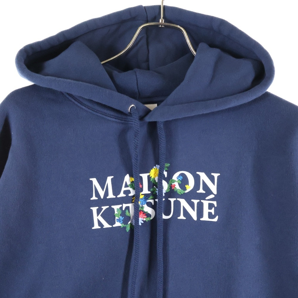 ✨ Maison kitsuneメゾンキツネ 濃紺　ナイロンパーカー MAISON KITSUNE（メゾン キツネ） パーカー スウェット プルオーバー