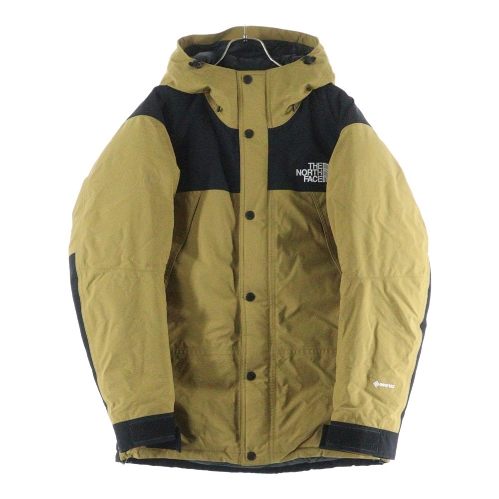THE NORTH FACE(ザノースフェイス) MOUNTAIN DOWN JACKET GORE-TEX ゴアテックス マウンテン ダウン ジップアップ ナイロン ジャケット ベージュ ND91930