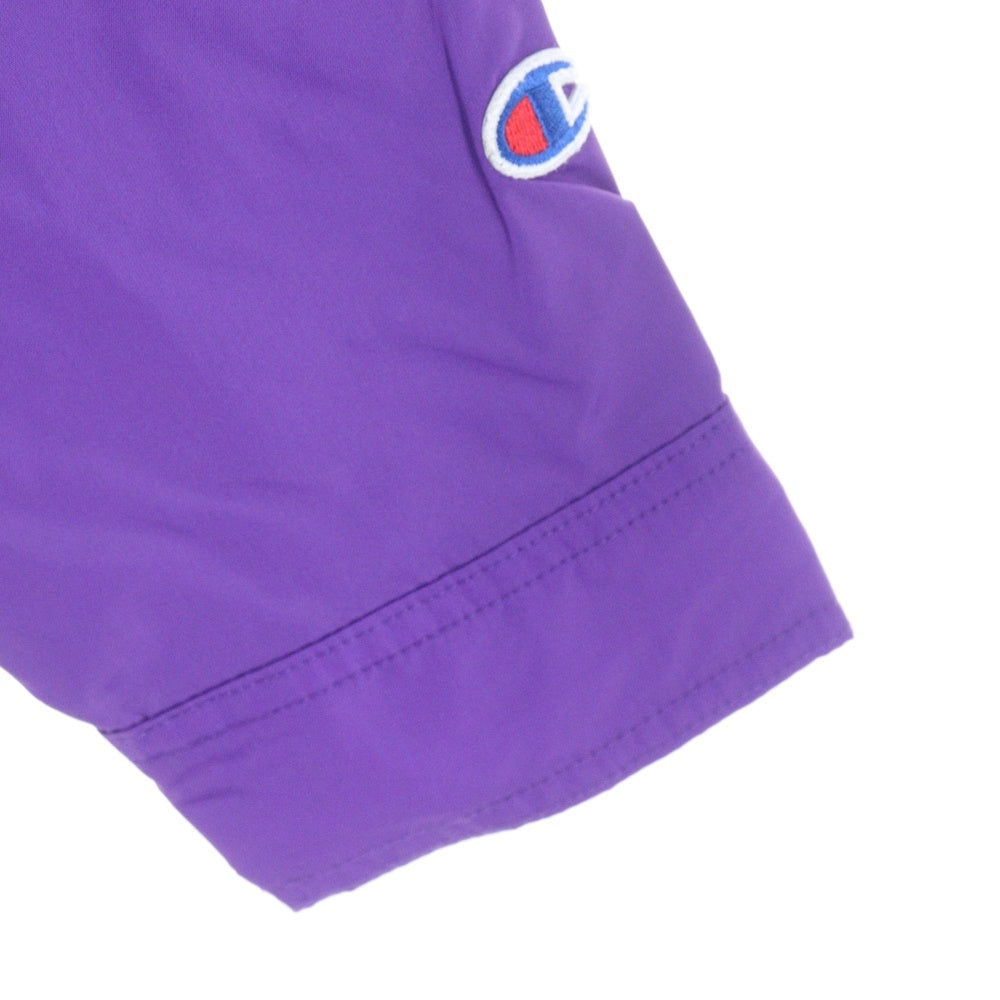 SUPREME(シュプリーム) 24SS ×CHAMPION Coaches Jacket チャンピオン バックエンブロイダリーデザイン コーチジャケット パープル