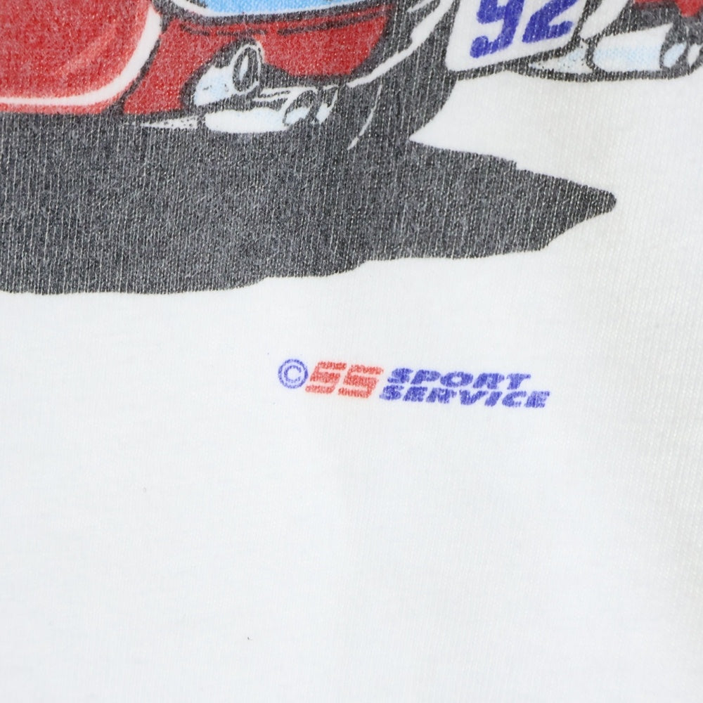 VINTAGE(ヴィンテージ) 90S VINTAGE FORD 2ND ANNUAL FUN WEEKEND INDIANAPOLIS RACEWAY PARK ヴィンテージ USA製 フォード 両面プリント クルーネック 半袖Tシャツ ホワイト