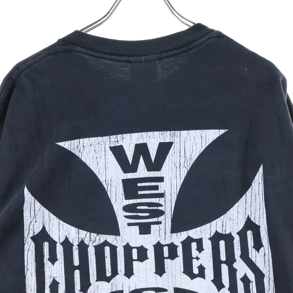 VINTAGE(ヴィンテージ) WEST COAST CHOPPERS USA製 ウエストコーストチョッパーズ 両面アームプリント 長袖Tシャツ