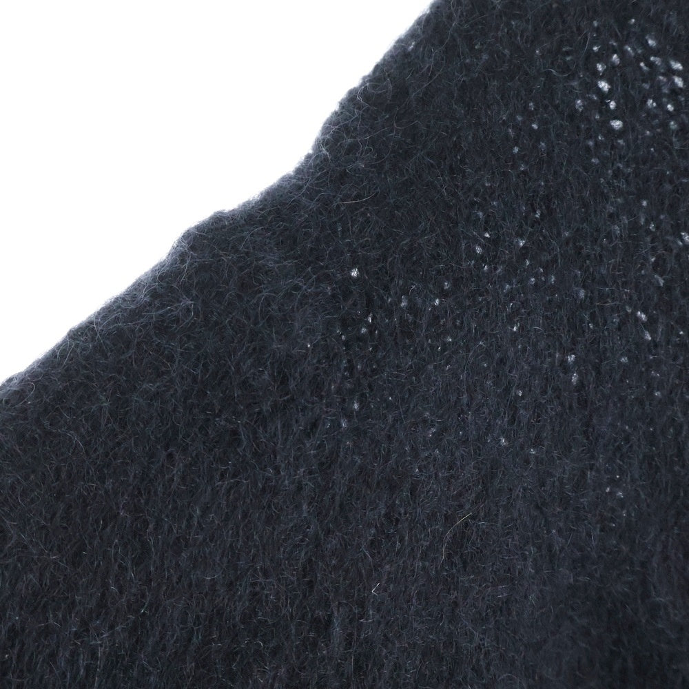 DSQUARED2(ディースクエアード) FUZZY CREWNECK KNIT ファージクルーネック ニット ロングスリーブセーター ブラック S74HA1363