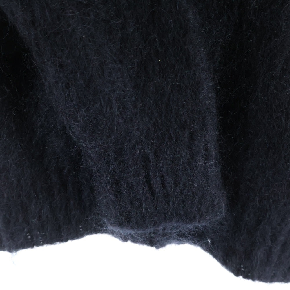 DSQUARED2(ディースクエアード) FUZZY CREWNECK KNIT ファージクルーネック ニット ロングスリーブセーター ブラック S74HA1363