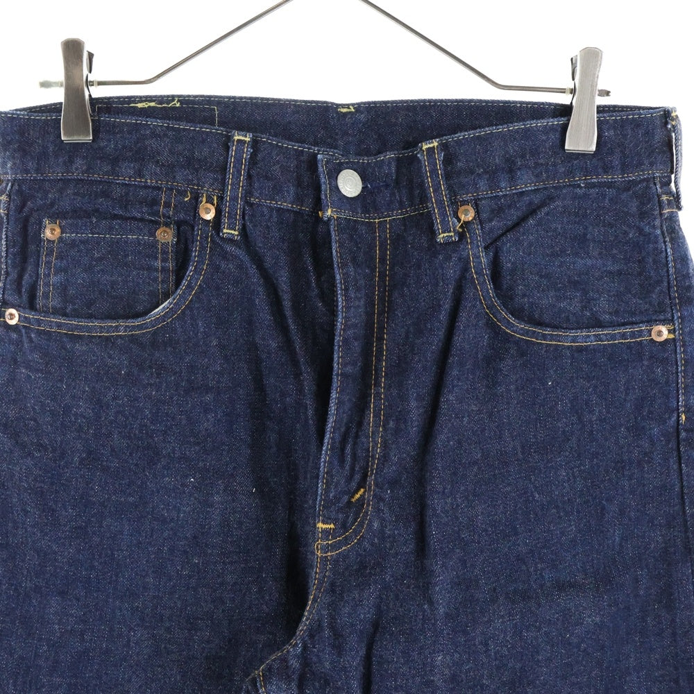 Levi's(リーバイス) 502XX 復刻 BIGE ボタンフライ リジッド ストレート デニムパンツ インディゴ