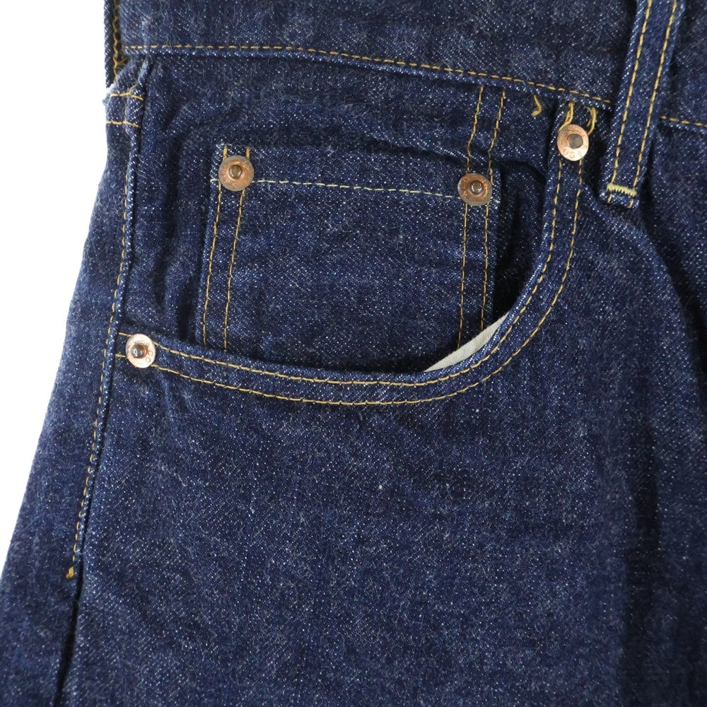 Levi's(リーバイス) 502XX 復刻 BIGE ボタンフライ リジッド ストレート デニムパンツ インディゴ